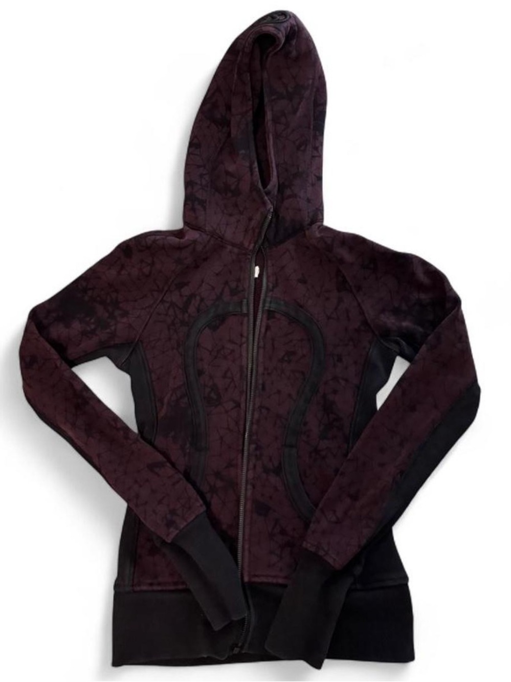 lululemon athletica Women's Hooded Zip Jacket in Deep Plum
